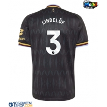 Moški Nogometni dresi Aston Villa Victor Lindelof #3 Gostujoči 2026-27 Kratek Rokav